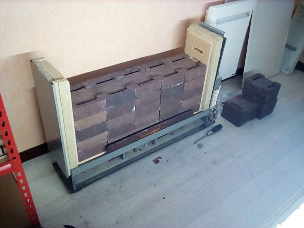 radiateur démonté